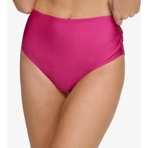 Calvin Klein Women's Lifestyle Swim Bottom Fuchsia Shimmer Small